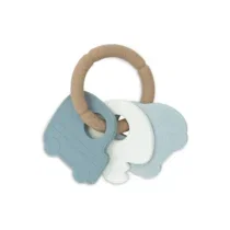 Jollein Anneau de Dentition Porte Clé On The Go Multicolor