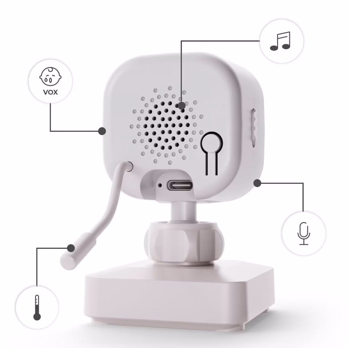 KinderKraft Babyphone électronique Niteeye Travel -4- bebemaman