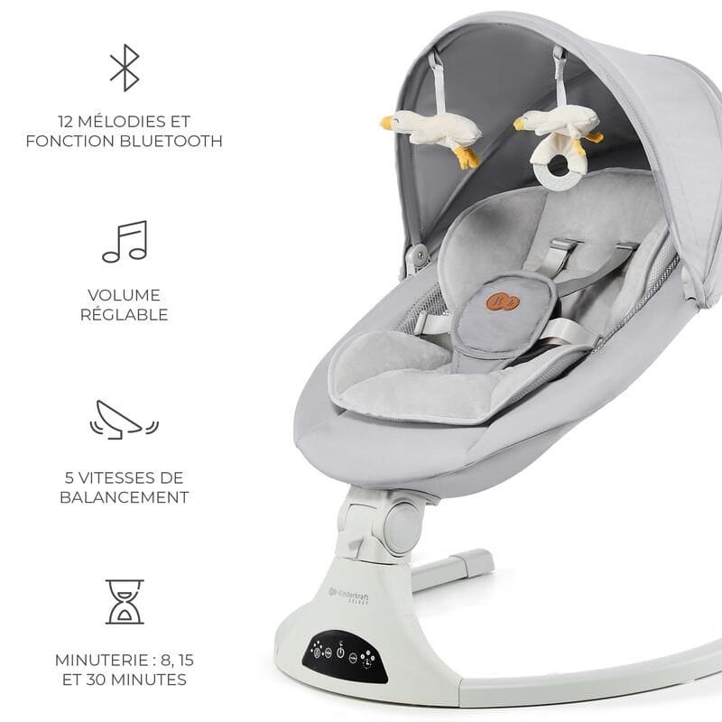 Kinderkraft Balancelle Tulsy Gris -8- bebemaman