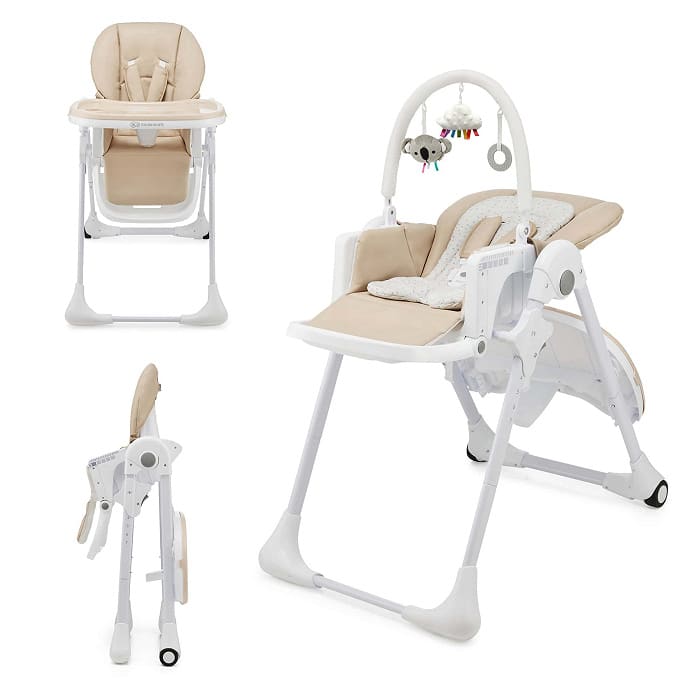 Kinderkraft Chaise Haute 2en1 Tummie Beige