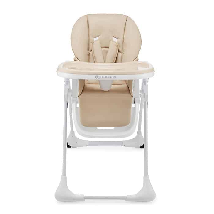 Kinderkraft Chaise Haute 2en1 Tummie Beige -4- bebemaman