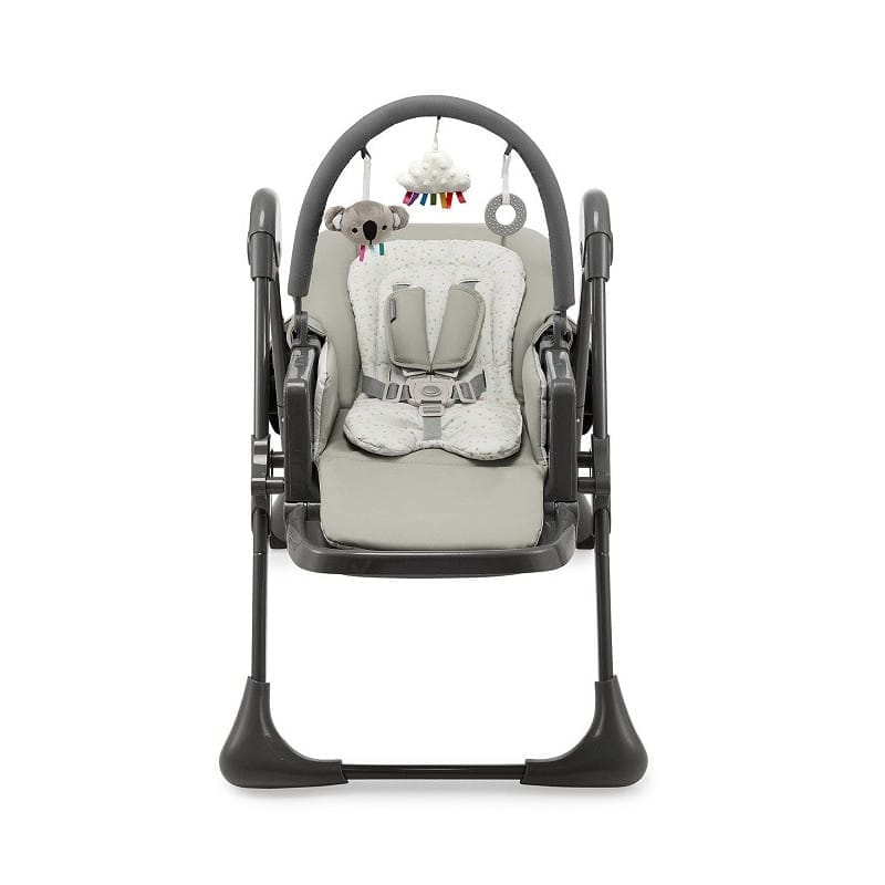 Kinderkraft Chaise Haute 2en1 Tummie Gris -2- bebemaman