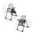 Kinderkraft Chaise Haute 2en1 Tummie Gris