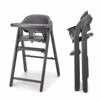 Kinderkraft Chaise Haute 3en1 Tino Gris