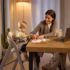 Kinderkraft Chaise Haute 3en1 Tino Gris
