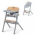 Kinderkraft Chaise Haute 4en1 Livy avec Transat Calmee Oak