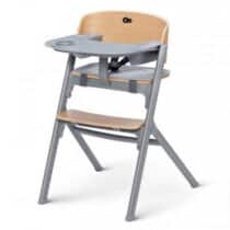 Kinderkraft Chaise Haute 4en1 Livy avec Transat Calmee Oak