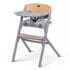 Kinderkraft Chaise Haute 4en1 Livy avec Transat Calmee Oak