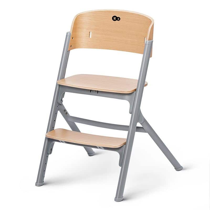 Kinderkraft Chaise Haute 4en1 Livy avec Transat Calmee Oak -4- bebemaman
