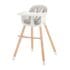 Kinderkraft Chaise Haute Sienna Gris