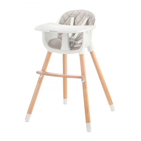 Kinderkraft Chaise Haute Sienna Gris -2- bebemaman