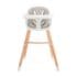 Kinderkraft Chaise Haute Sienna Gris