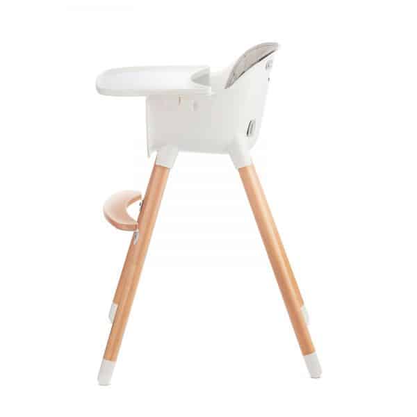 Kinderkraft Chaise Haute Sienna Gris -4- bebemaman