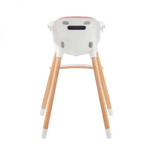 Kinderkraft Chaise Haute Sienna Rose -5- bebemaman