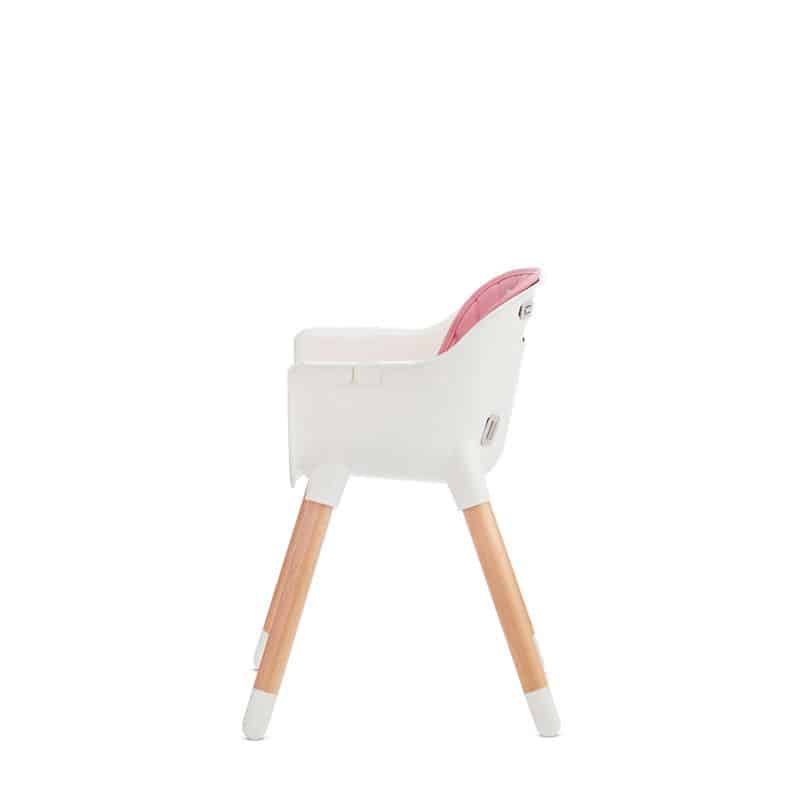 Kinderkraft Chaise Haute Sienna Rose -9- bebemaman