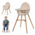 Kinderkraft Chaise Haute évolutive 2en1 Fini 2 Beige