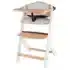 Kinderkraft Chaise Haute évolutive Enock en Bois avec Coussin