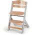 Kinderkraft Chaise Haute évolutive Enock en Bois avec Coussin Gris
