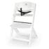 Kinderkraft Chaise Haute évolutive Enock en Bois avec Coussin