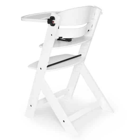 Kinderkraft Chaise Haute évolutive Enock en Bois avec Coussin – 6- bebemaman