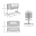 Kinderkraft Lit Cododo 3en1 Nestee Grow 2 - Gris Clair