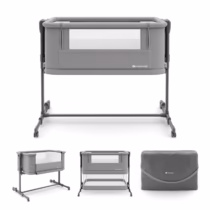 Kinderkraft Lit Cododo 3en1 Nestee Grow 2 - Gris Foncé