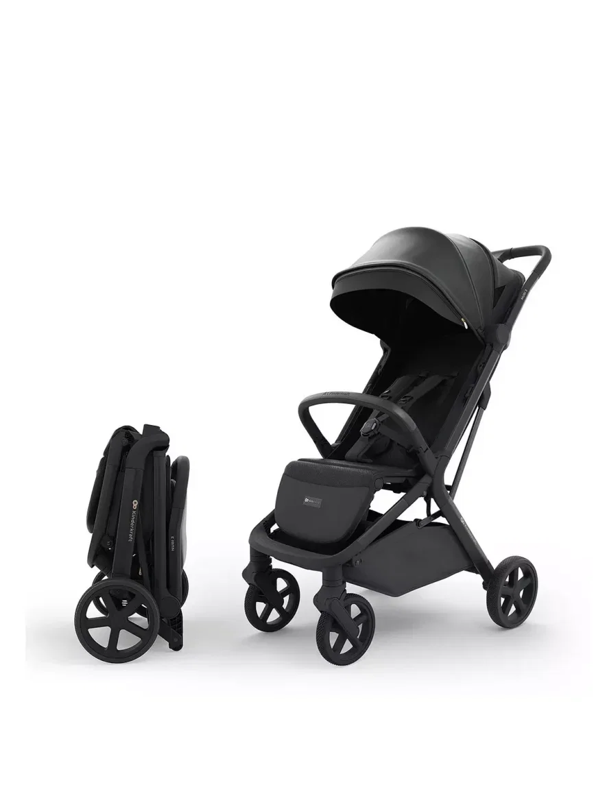 Kinderkraft Poussette de Voyage Légère Nubi 3 Noir