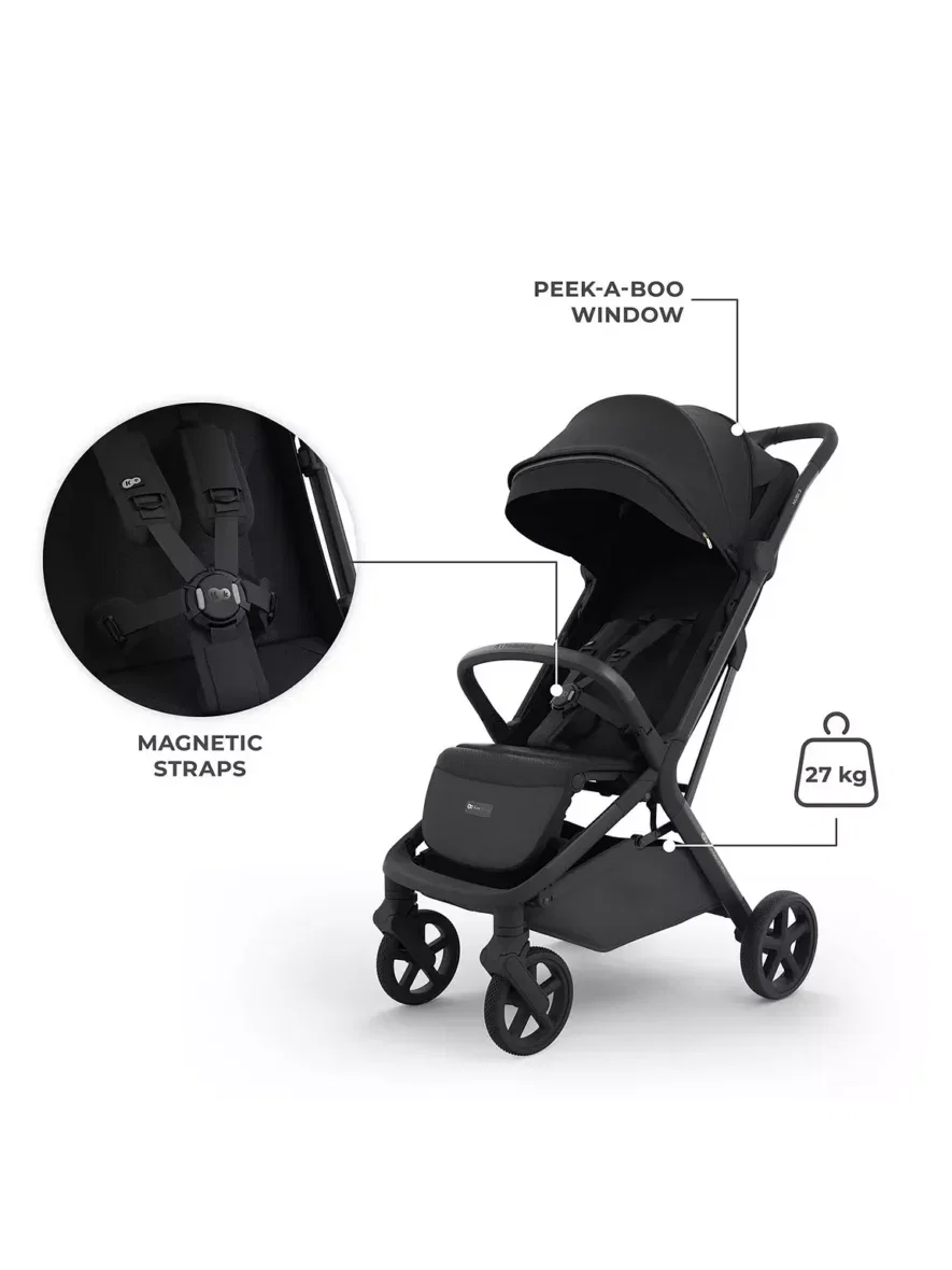 Kinderkraft Poussette de Voyage Légère Nubi 3 Noir -2- bebemaman