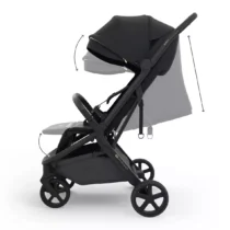 Kinderkraft Poussette de Voyage Légère Nubi 3 Noir