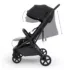 Kinderkraft Poussette de Voyage Légère Nubi 3 Noir