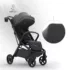 Kinderkraft Poussette de Voyage Légère Nubi 3 Noir