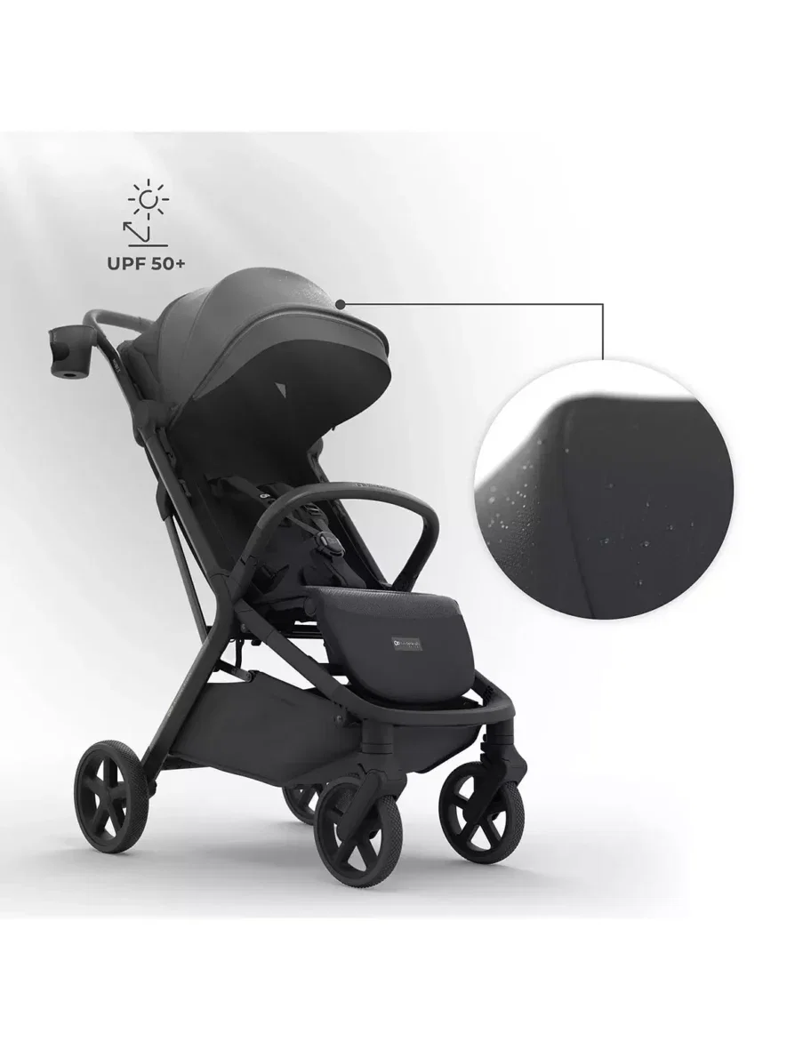 Kinderkraft Poussette de Voyage Légère Nubi 3 Noir -4- bebemaman