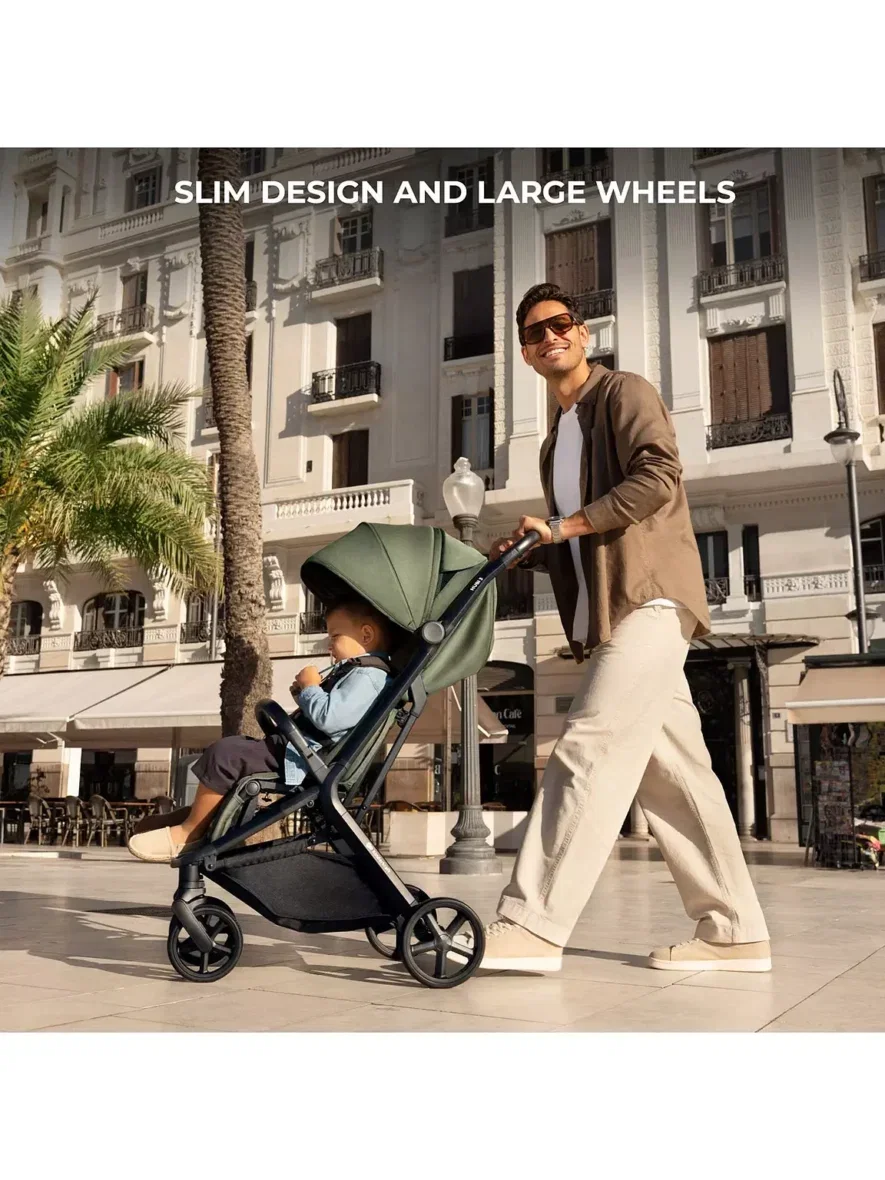 Kinderkraft Poussette de Voyage Légère Nubi 3 Noir -7- bebemaman