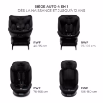 Kinderkraft Siege Auto Xpedition 3 i Size Noir