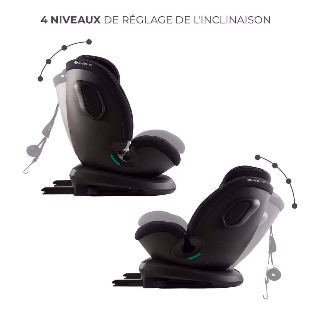 Kinderkraft Siege Auto Xpedition 3 i Size Noir -4- bebemaman