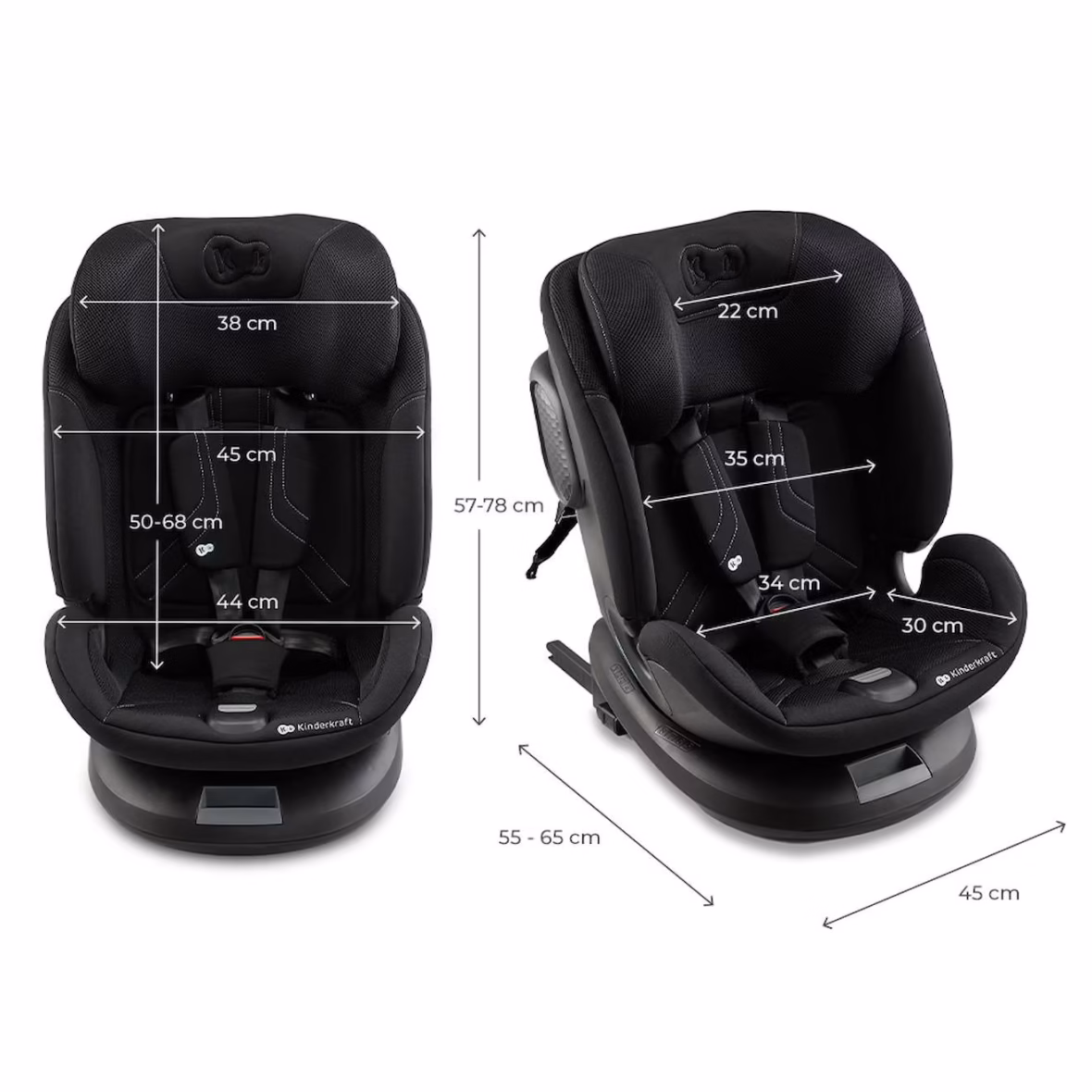 Kinderkraft Siege Auto Xpedition 3 i Size Noir -5- bebemaman