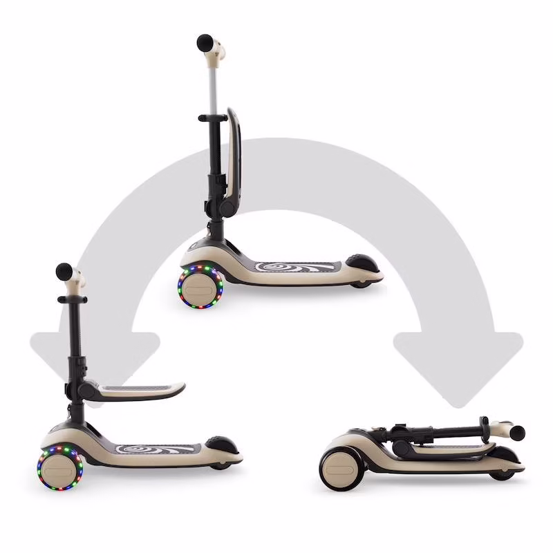 Kinderkraft Trottinette 2en1 Halley 2 Blanc -4- bebemaman