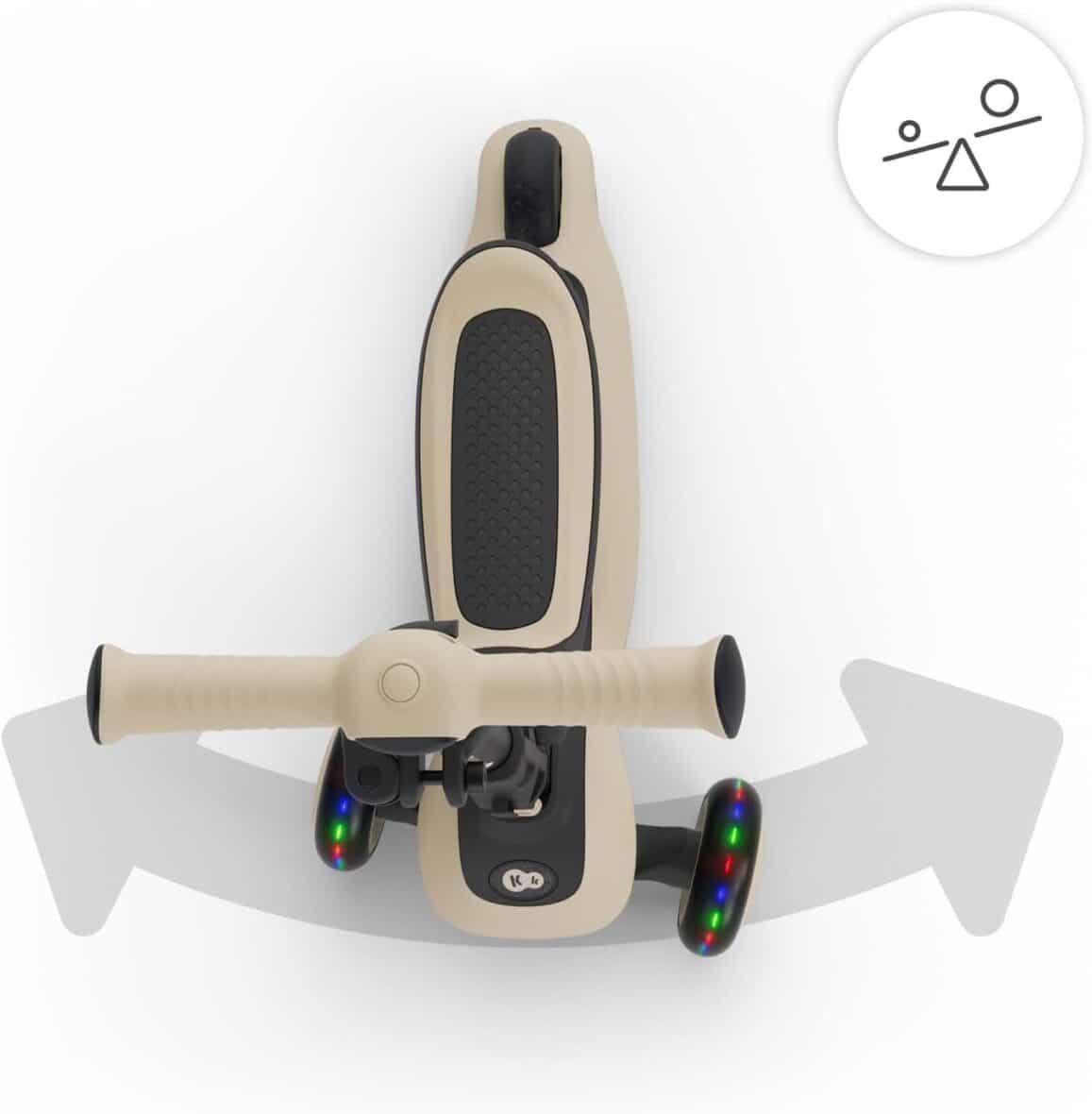 Kinderkraft Trottinette 2en1 Halley 2 Blanc -9- bebemaman