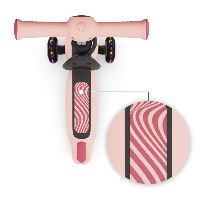 Kinderkraft Trottinette 2en1 Halley 2 Rose -2- bebemaman