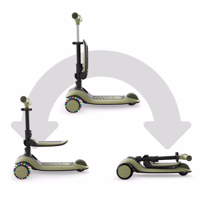 Kinderkraft Trottinette 2en1 Halley 2 Vert -3- bebemaman