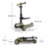 Kinderkraft Trottinette 2en1 Halley 2 Vert