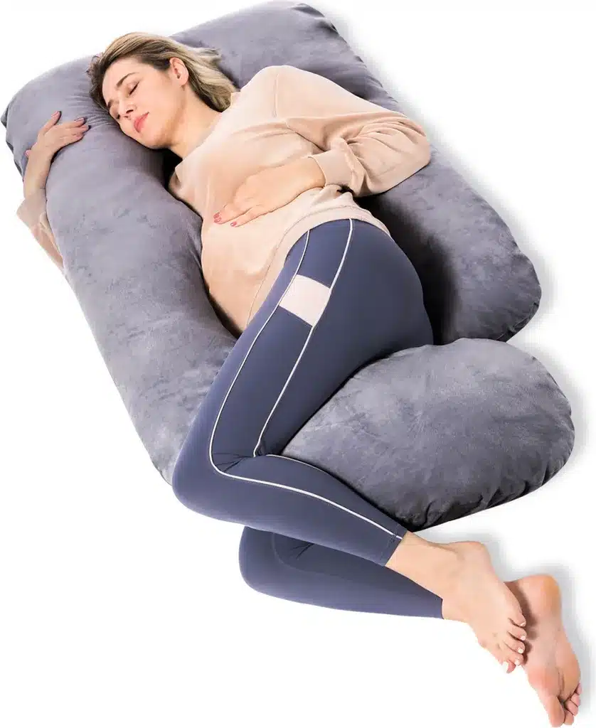 Momcozy Coussin de Grossesse En Forme de U Huggable -2- bebemaman