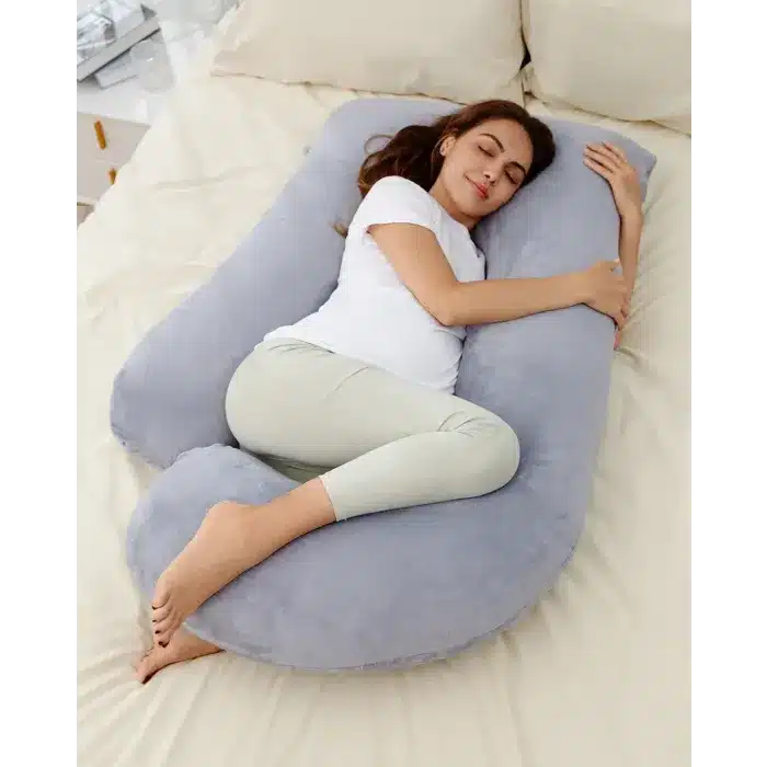 Momcozy Coussin de Grossesse En Forme de U Huggable -6- bebemaman