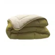 Mon P’tit Dodo Couette Bicolores 100x140cm Olive