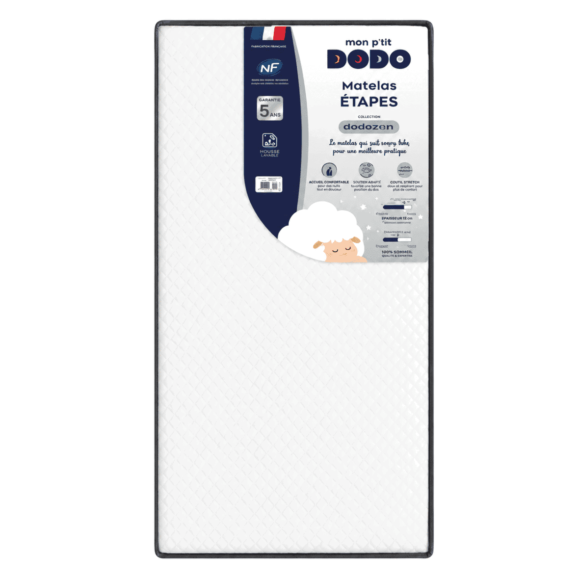 Mon P’tit Dodo Matelas Etapes évolutif 70x140x11 cm -4- bebemaman