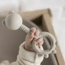 Nattou Hochet en Silicone Ours Argile