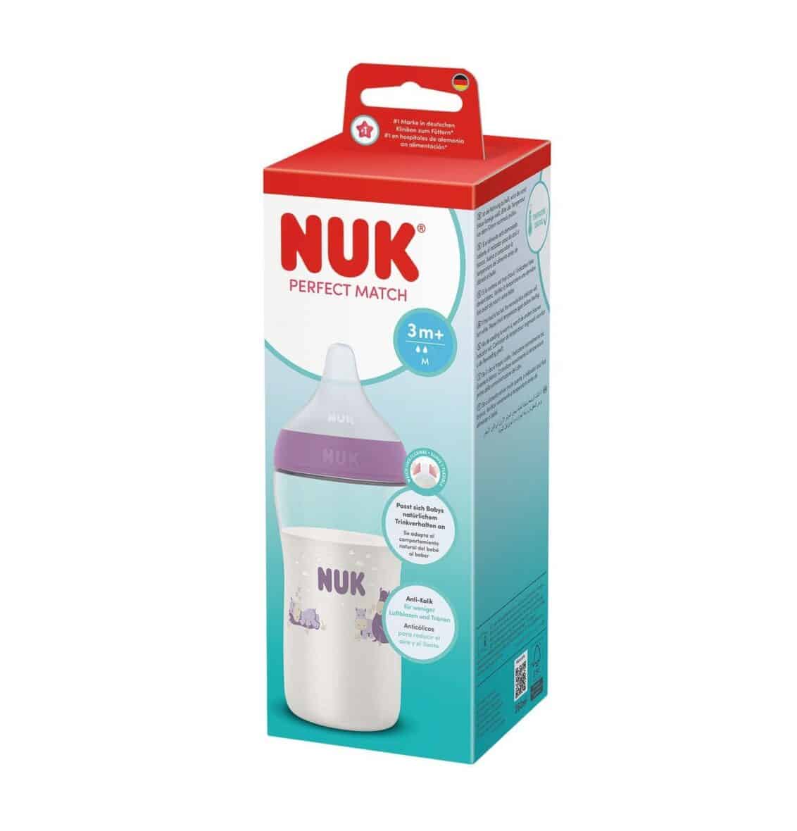 Nuk First Choice Biberon Anti Colique 3mois 260ml -3- bebemaman