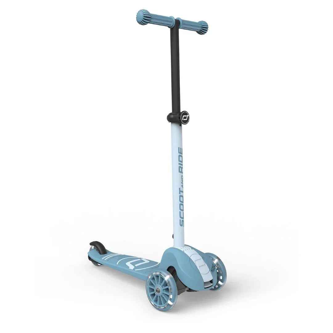Scoot And Ride Trottinette Highwaykick 3S 3ans+ Steel -1- bebemaman