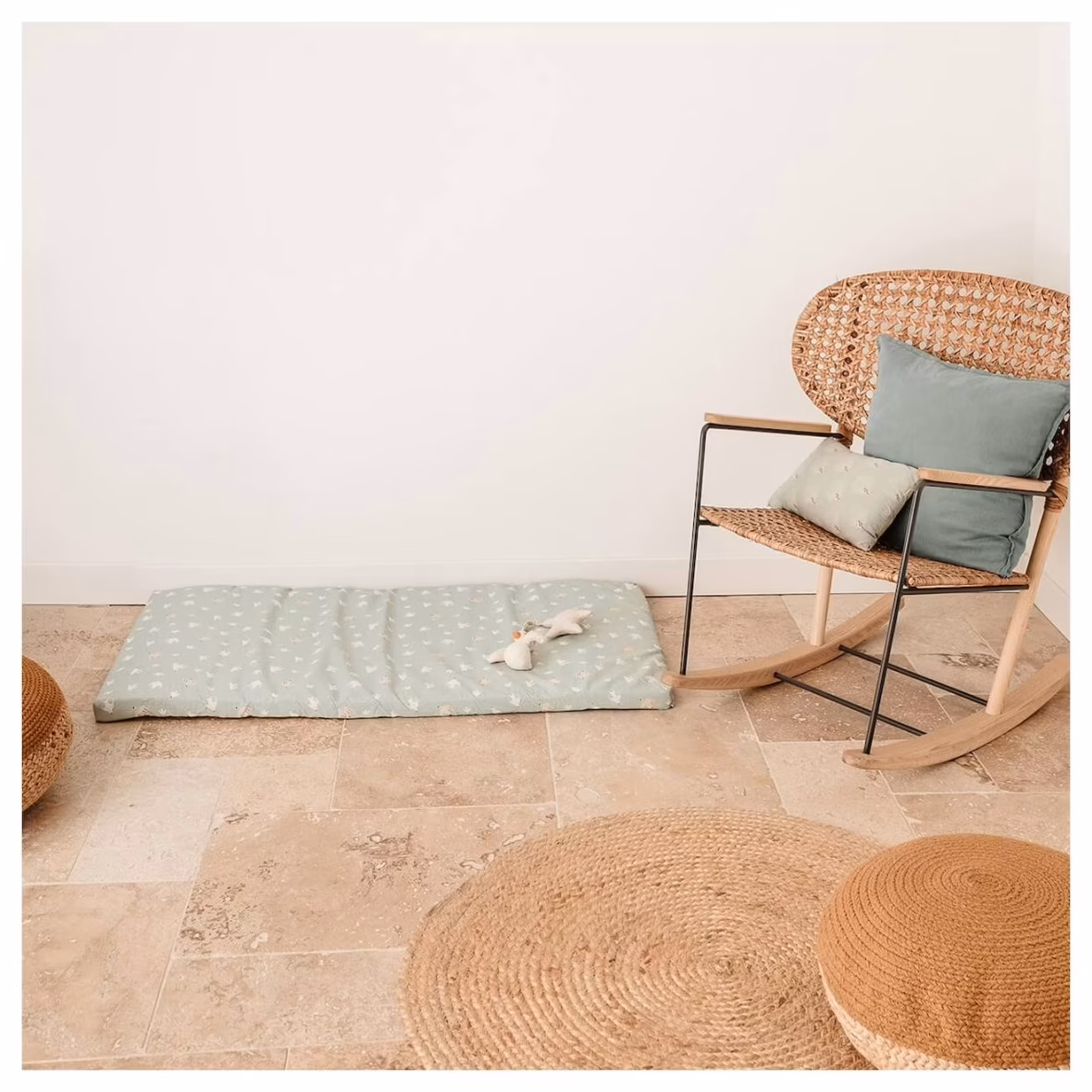 Tinéo Matelas Nomade 60x120x4cm Over The Sea -4- bebemaman