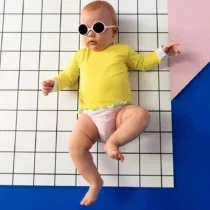 ki ET LA Lunettes De Soleil Diabola 0-1 an – Rose Pâle